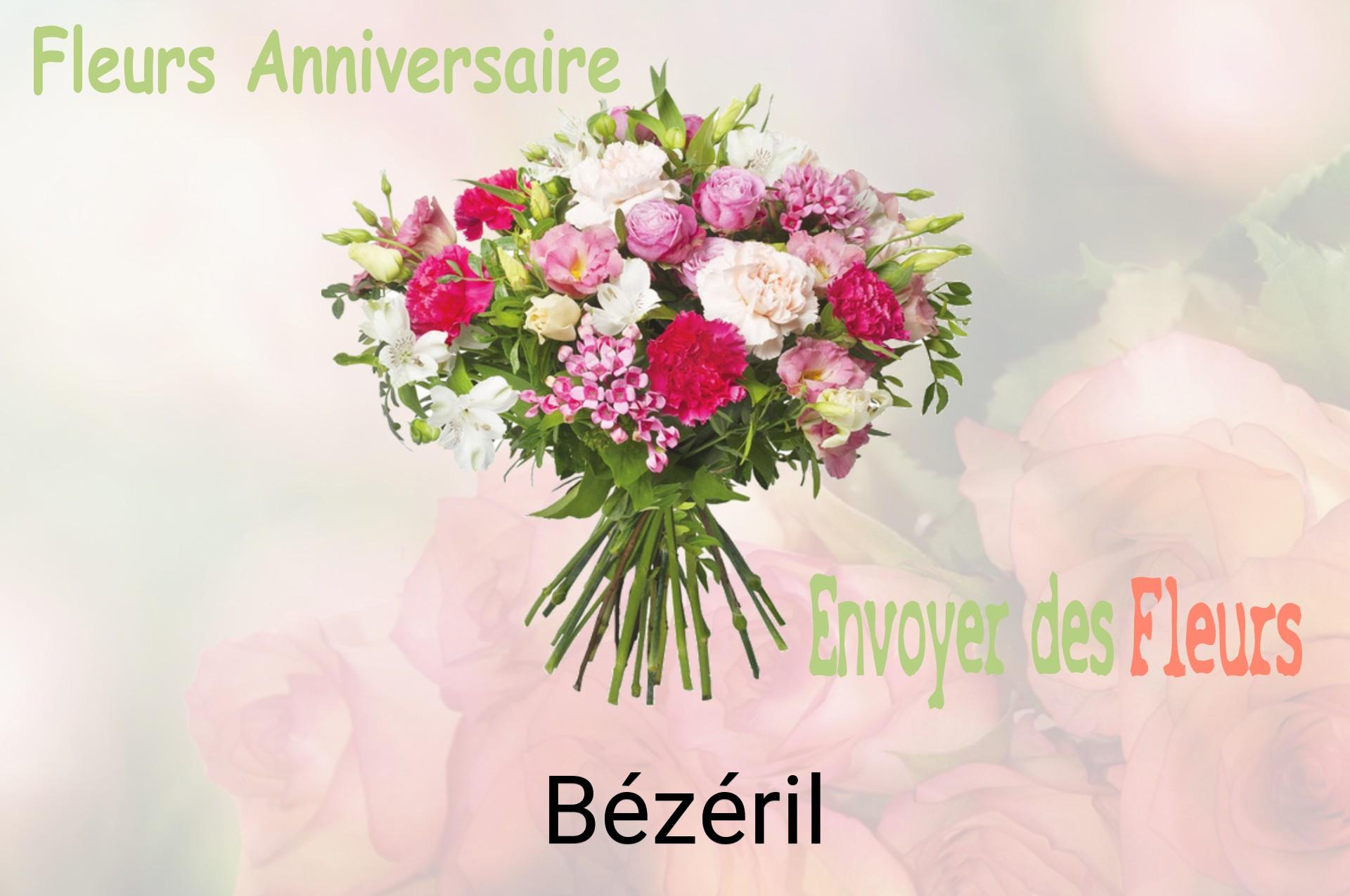 Bouquet de fleurs d’anniversaire livré à Bézéril